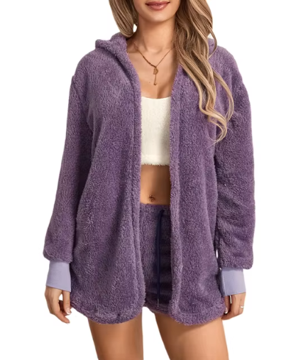 Set loungewear pufos Vasha Cozy Plush