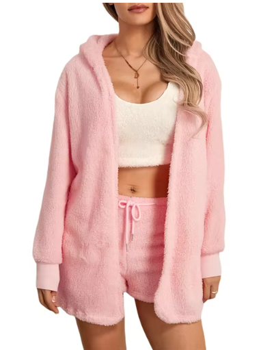 Set loungewear pufos Vasha Cozy Plush