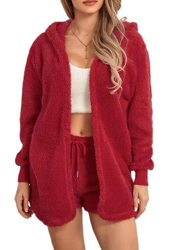 Set loungewear pufos Vasha Cozy Plush