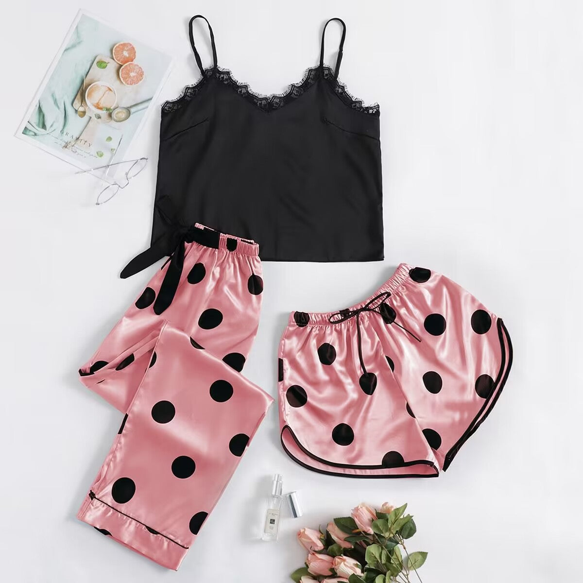 Set sleepwear Vasha Silky Touch – 3 piese