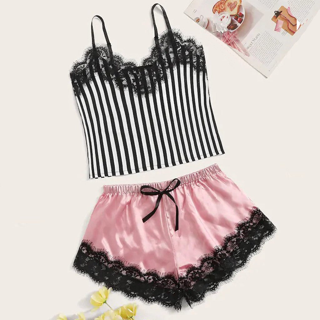 Set sleepwear Vasha Lace Noir