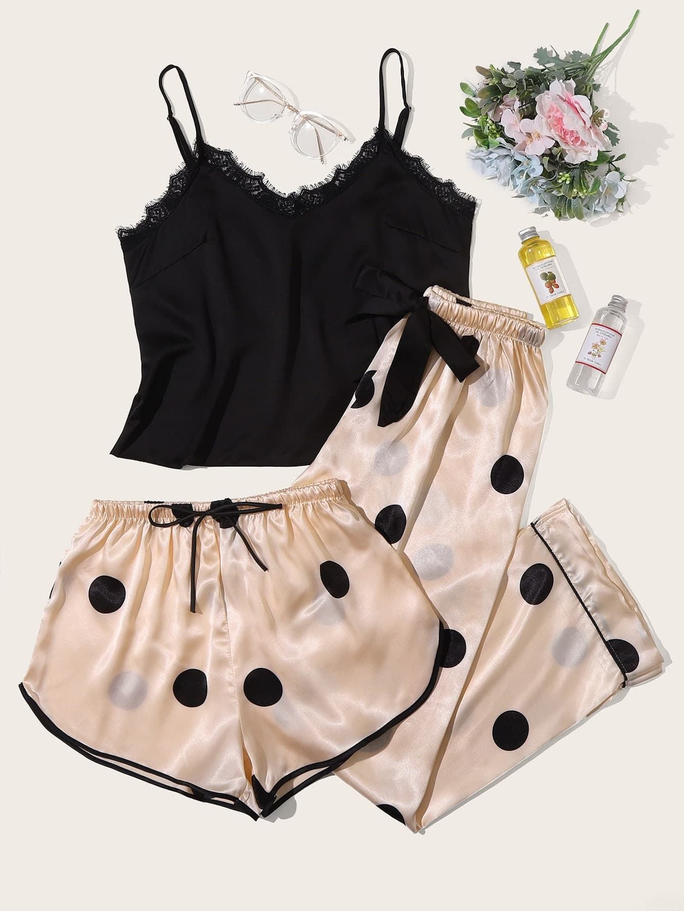 Set sleepwear Vasha Silky Touch – 3 piese