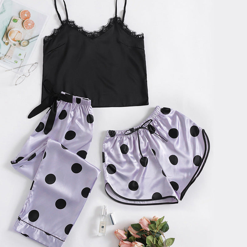 Set sleepwear Vasha Silky Touch – 3 piese