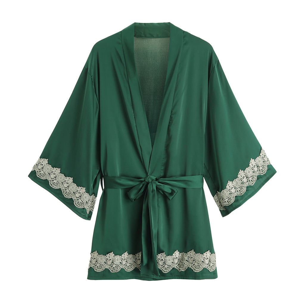 Set cămașă de noapte și halat Vasha Elegance