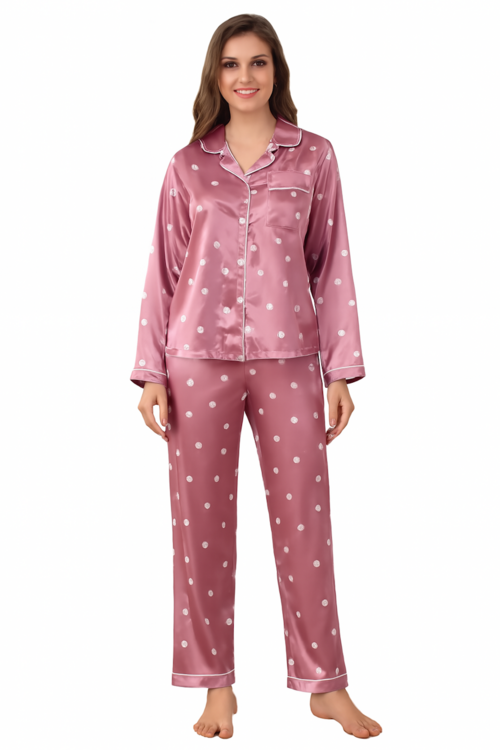 Set pijama Vasha Printed Pink