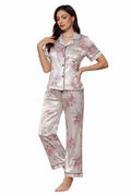 Set pijama Vasha Printed Nightsuit – off white